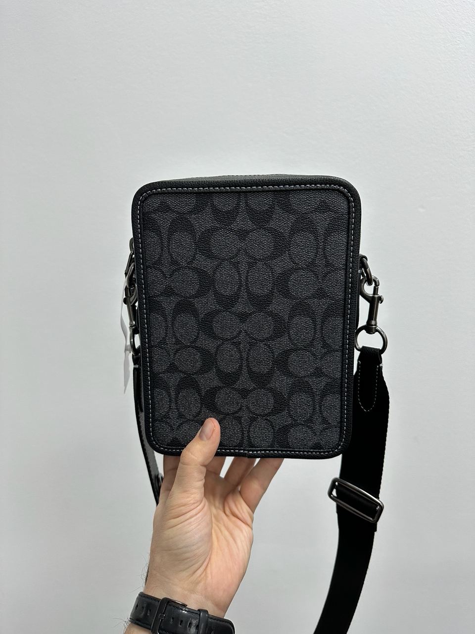 Coach Charter Crossbody 24 In Signature Canvas Grey - 12