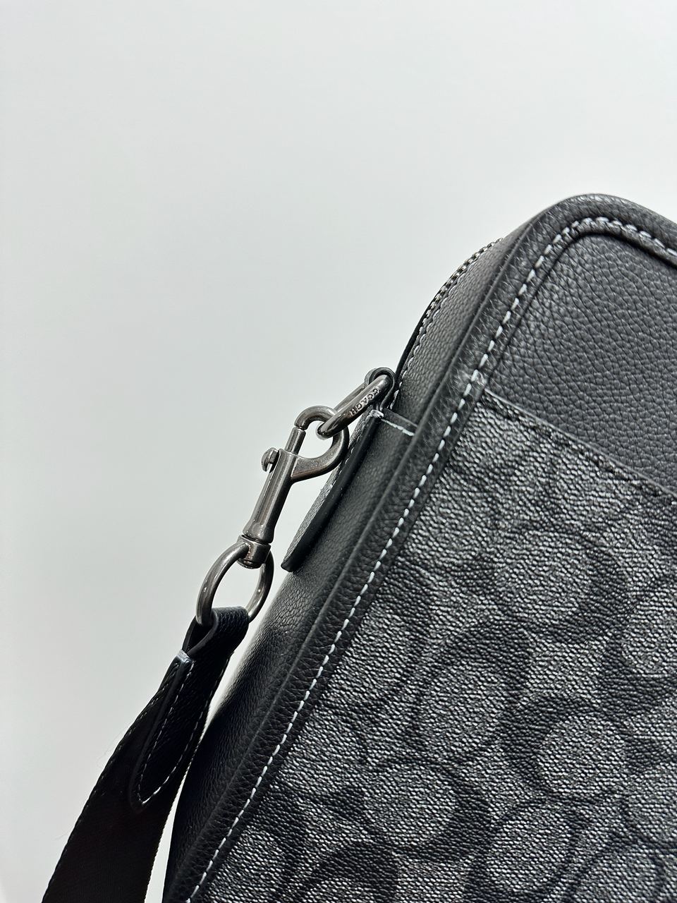 Coach Charter Crossbody 24 In Signature Canvas Grey - 14