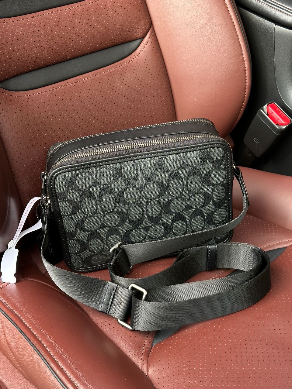 Coach Charter Signature Coated Canvas Crossbody 24 Bag - Ji/Cha - 3