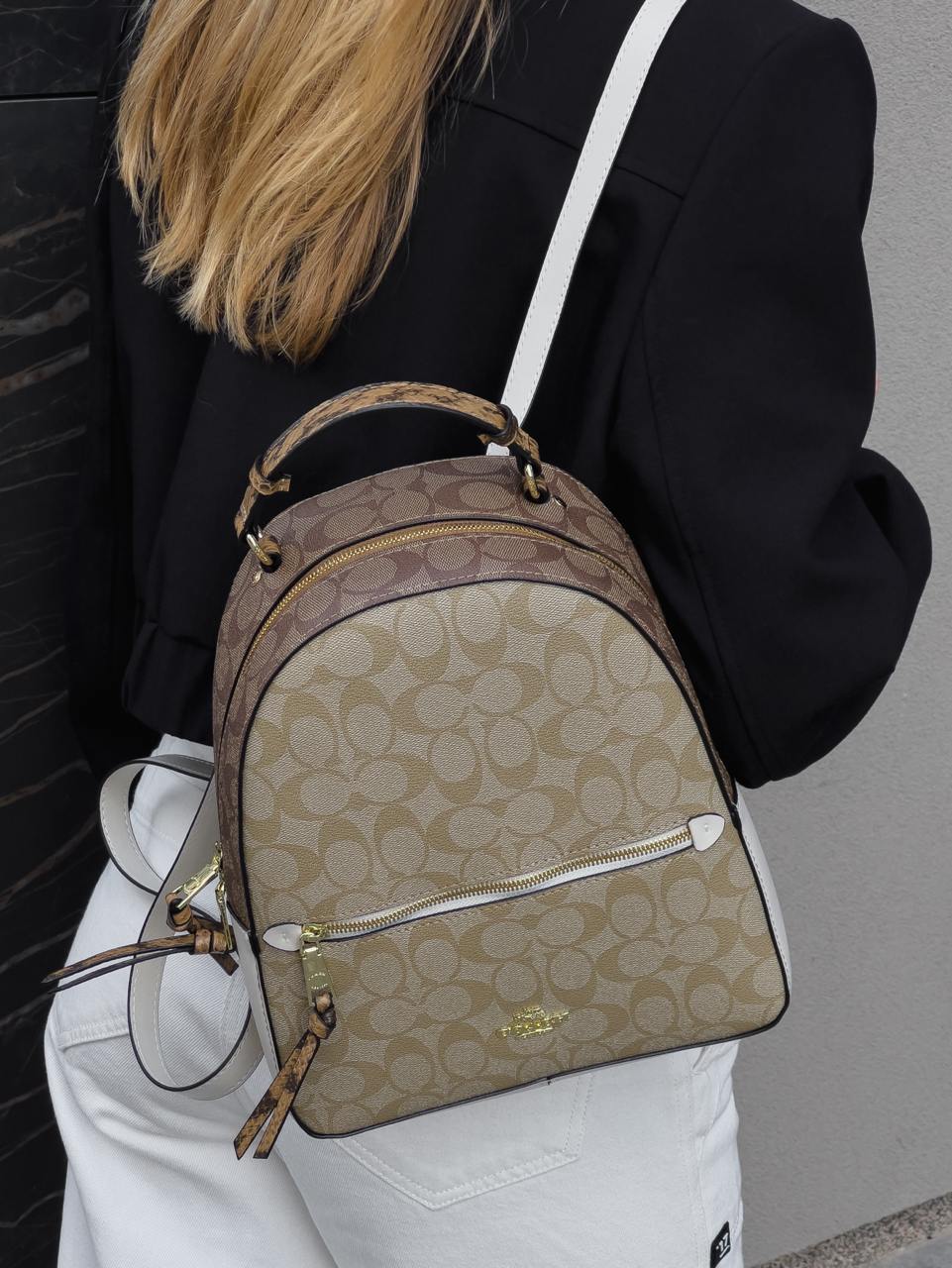 Coach Court Backpack in Signature Canvas - 11