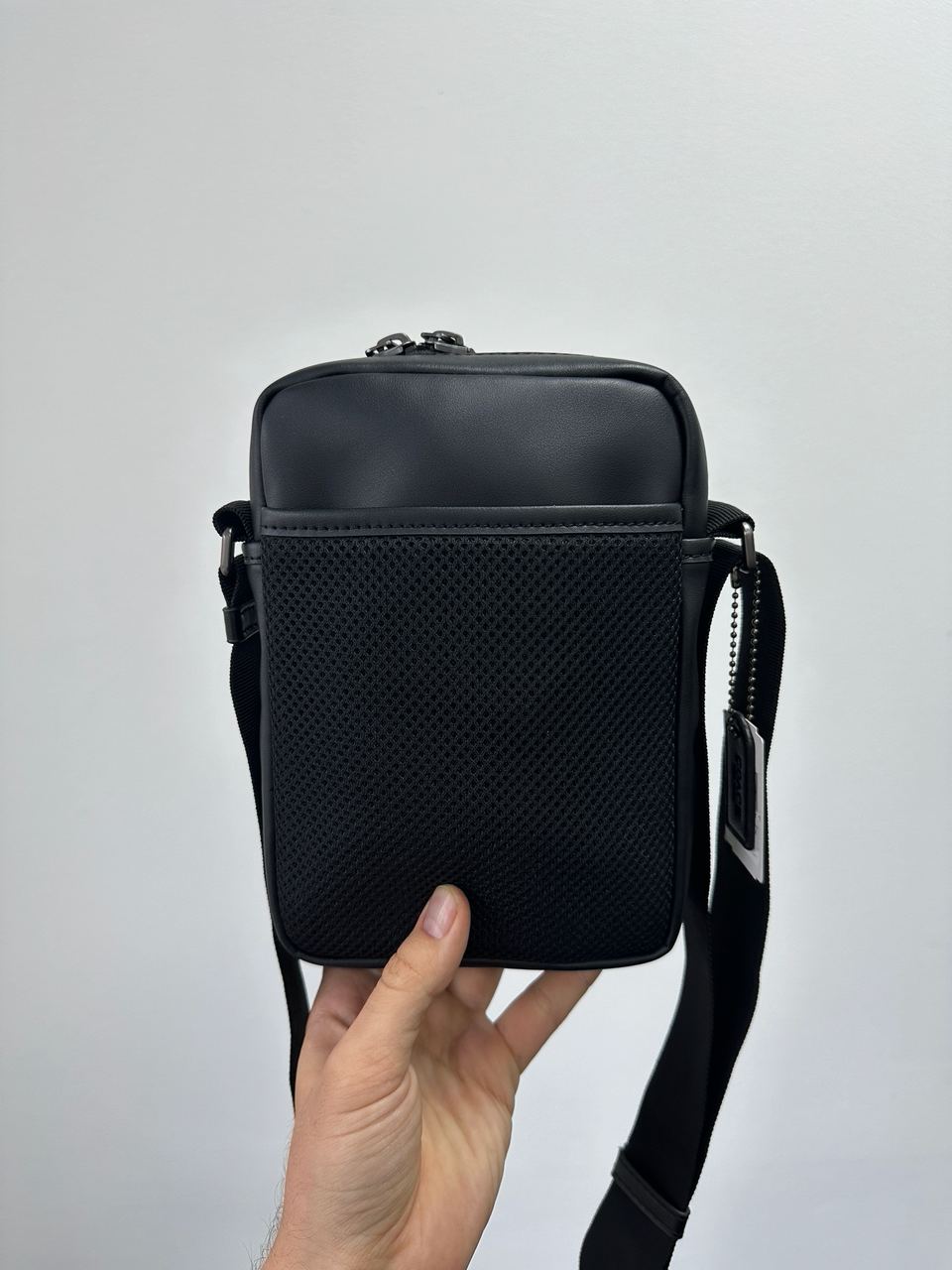 Coach Crossbody in Signature Canvas Grey - 6