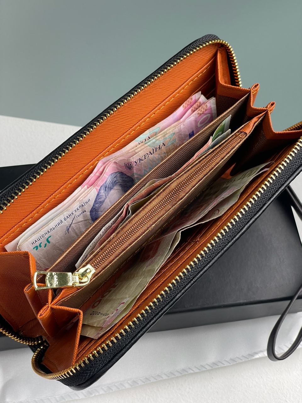 Coach Dempsey Large Wallet In Signature Jacquard Black - 15