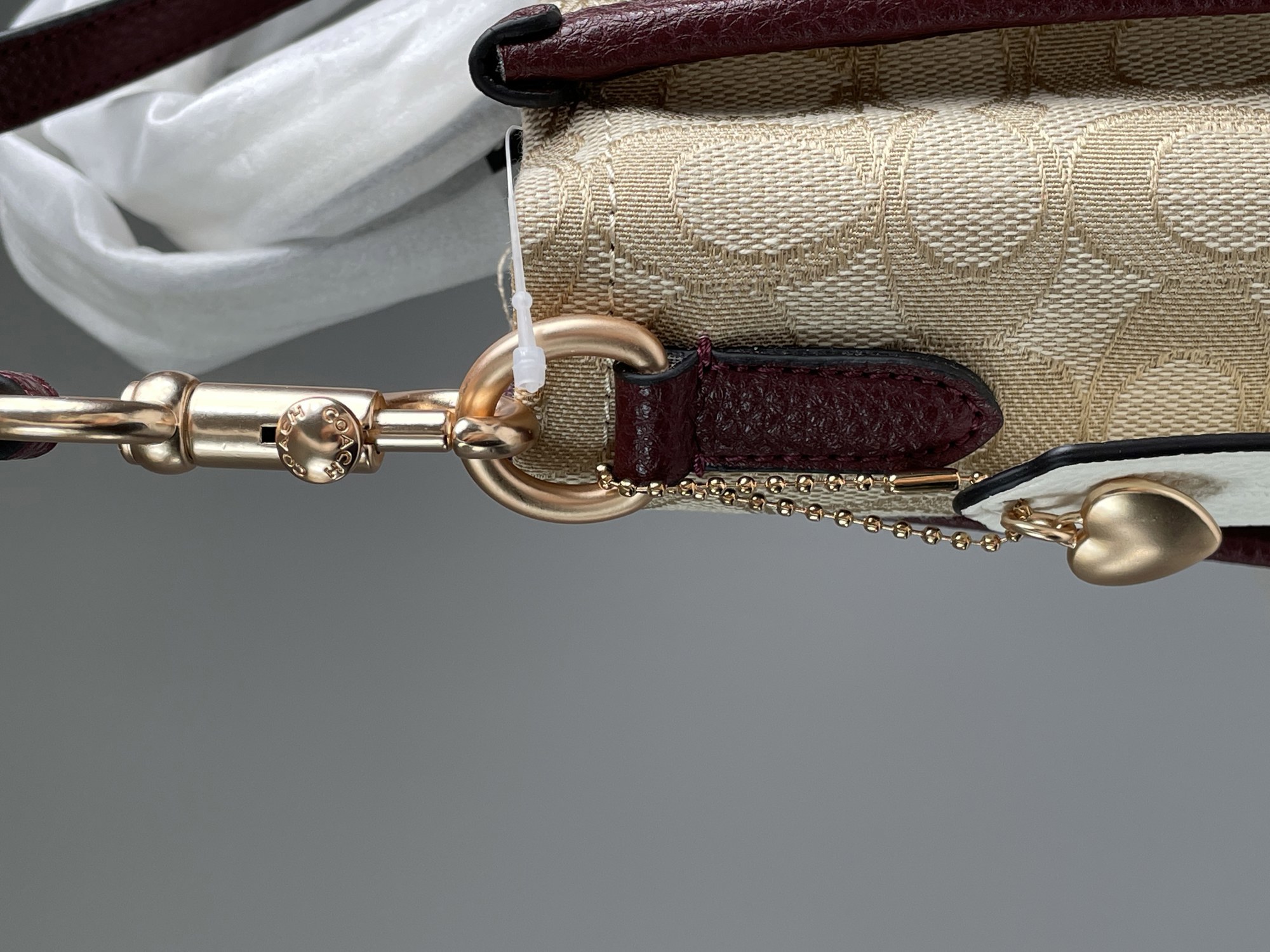 Coach Dempsey Tote 22 In Signature Jacquard With Stripe - 12