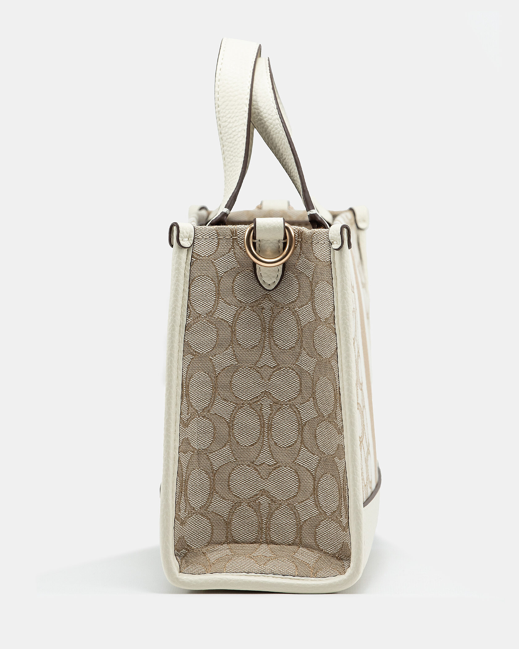 Coach Dempsey Tote 22 In Signature Jacquard With Stripe - 8