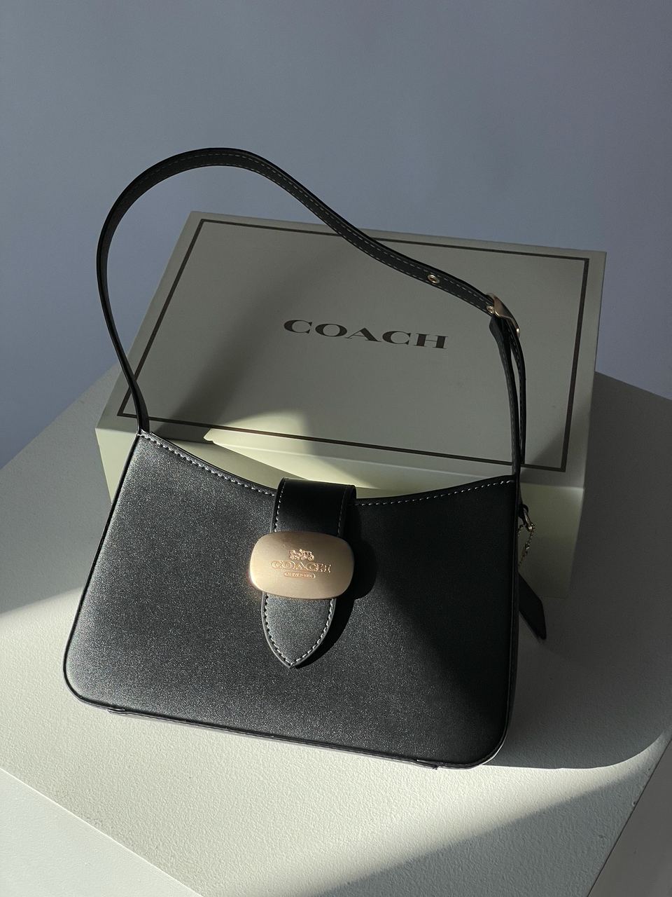 Coach Eliza Shoulder Bag In Black - 3