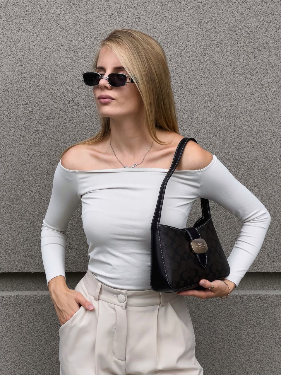 Coach Eliza Shoulder Bag In Signature Canvas - 9