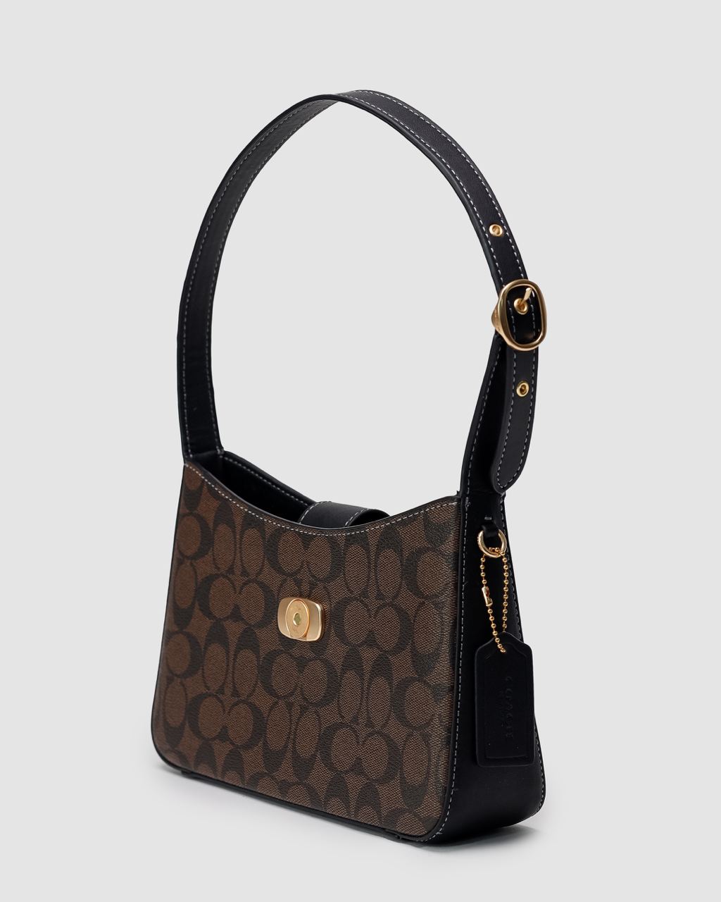 Coach Eliza Shoulder Bag In Signature Canvas - 13