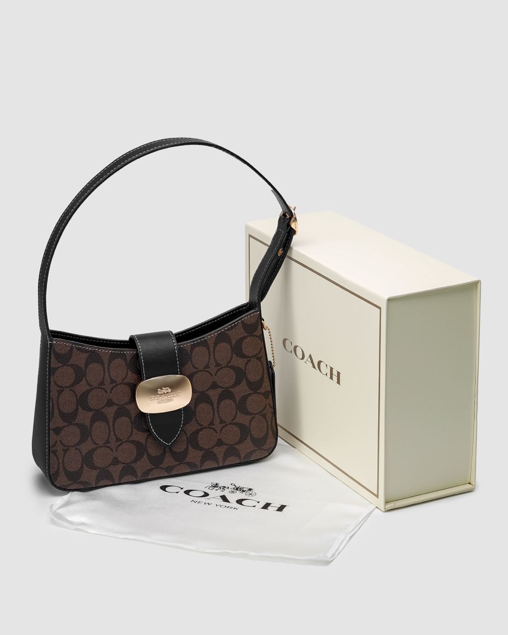 Coach Eliza Shoulder Bag In Signature Canvas - 2