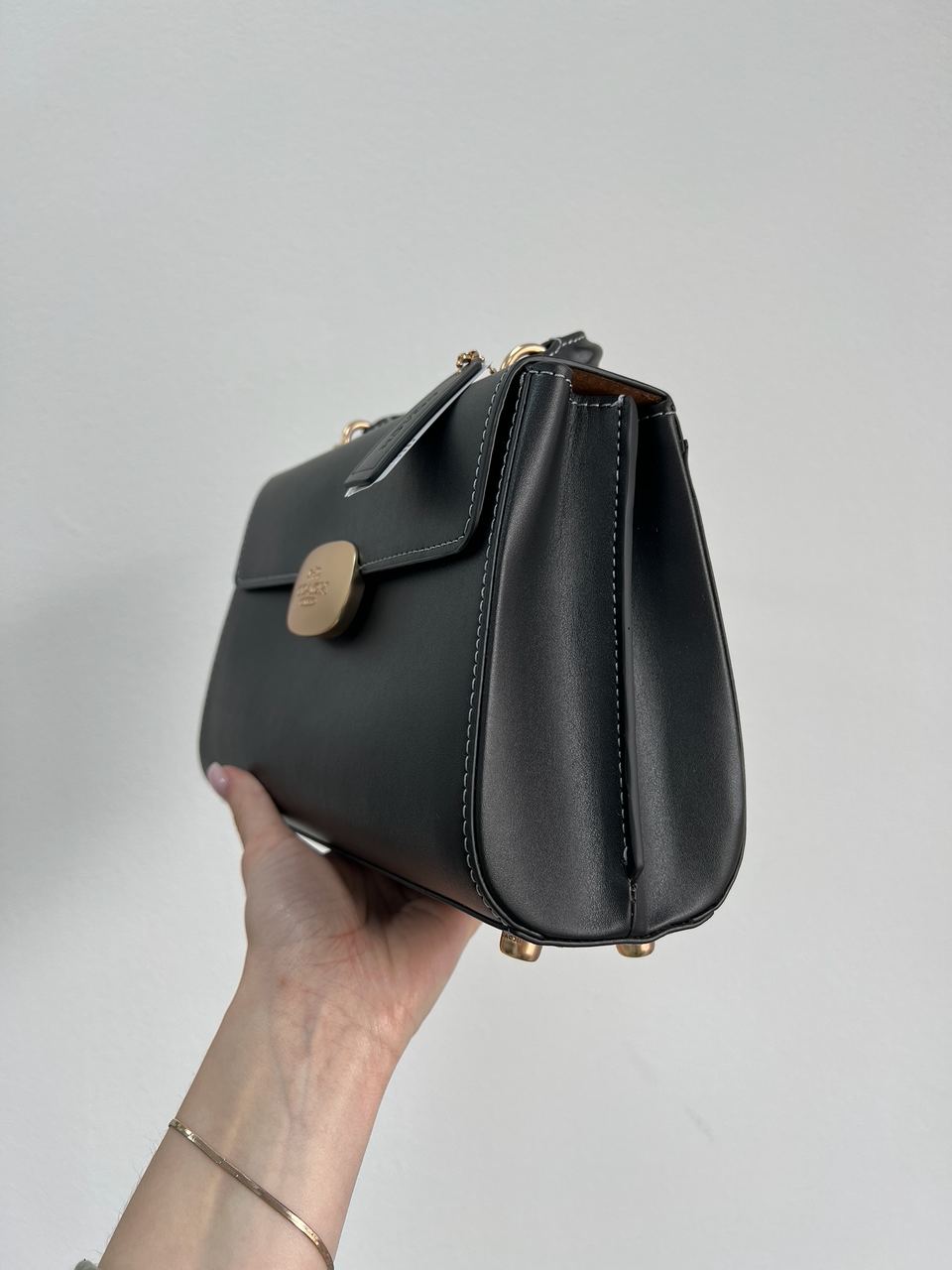 Coach Eliza Top Handle In Signature Canvas Black - 3