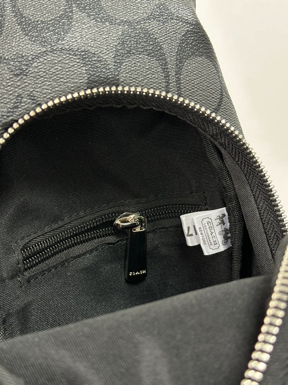 Coach Ethan Pack In Signature Grey Canvas - 10