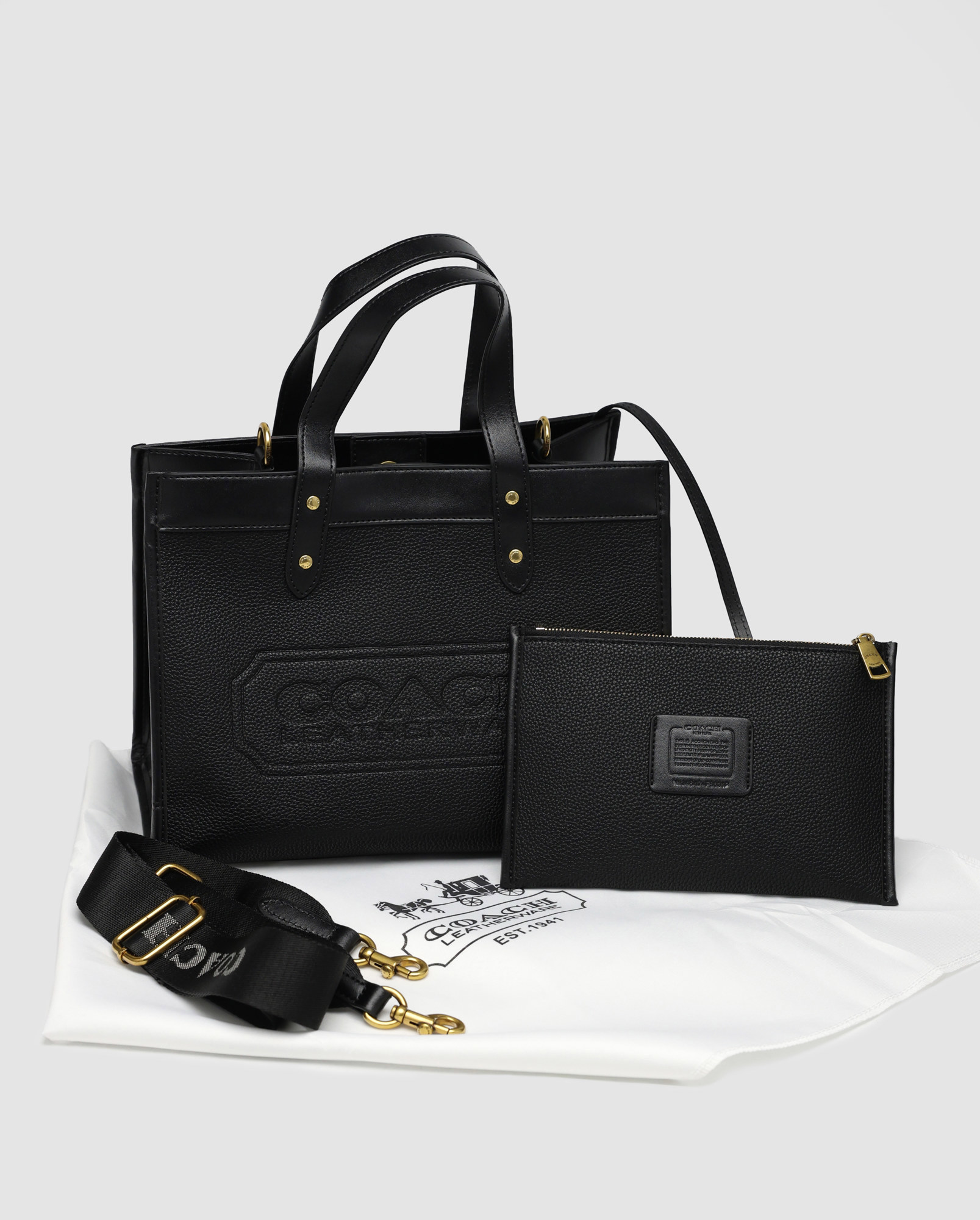 Coach Field Tote 30 In Colorblock With Coach Badge/Signature Ca - 7