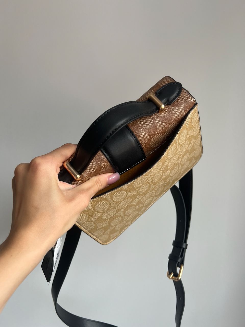 Coach Georgie Shoulder Bag In Blocked Signature Canvas - 5