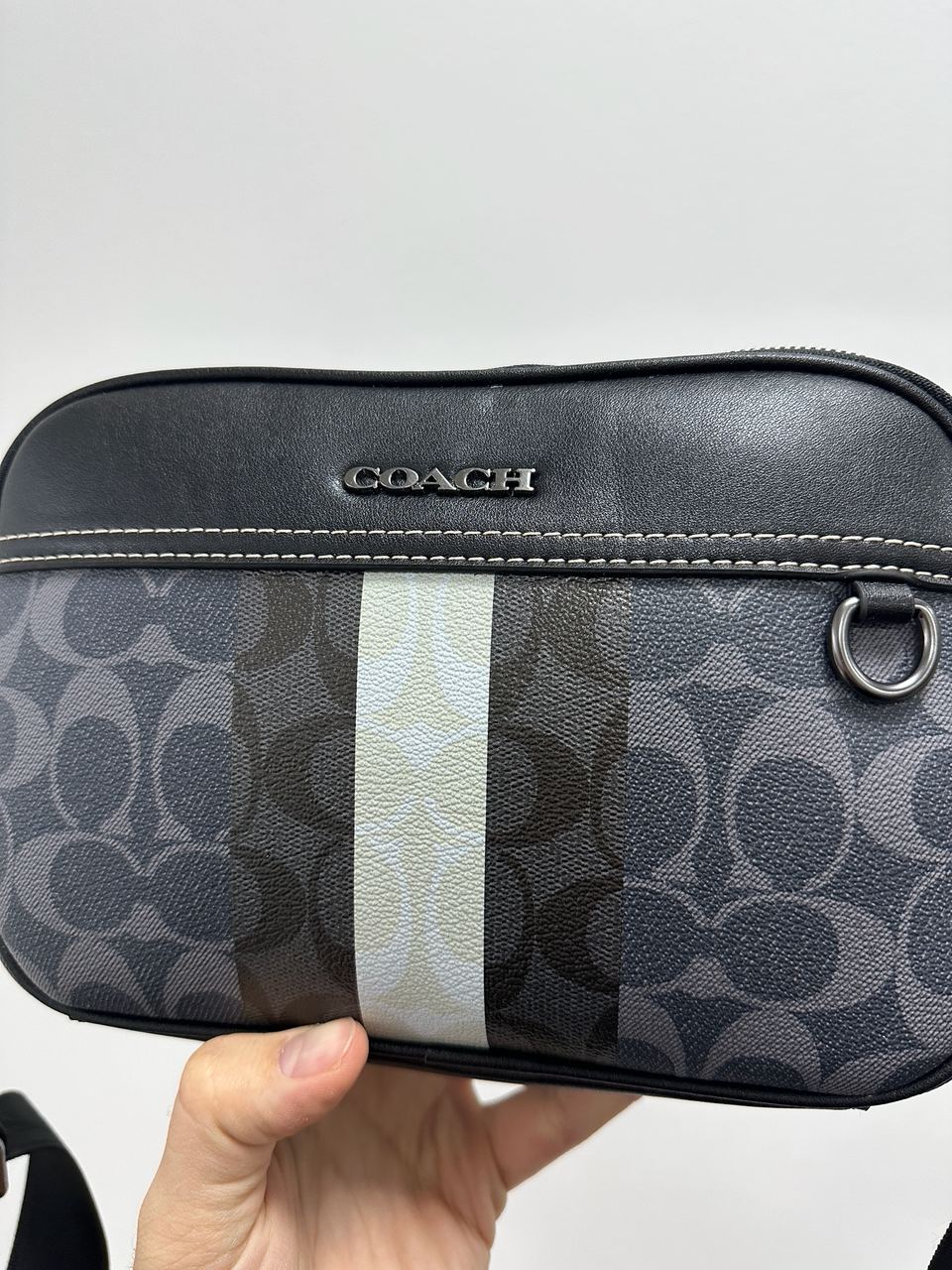 Coach Graham Crossbody Bag In Blocked Signature Canvas With Var - 5