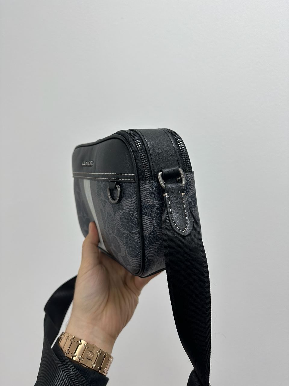 Coach Graham Crossbody Bag In Blocked Signature Canvas With Var - 8