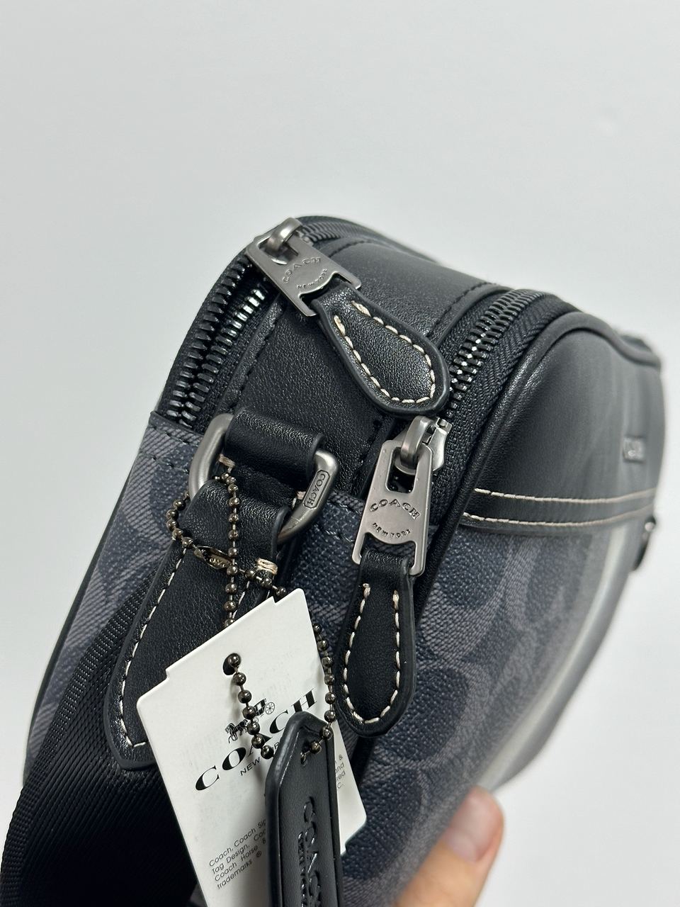 Coach Graham Crossbody Bag In Blocked Signature Canvas With Var - 9