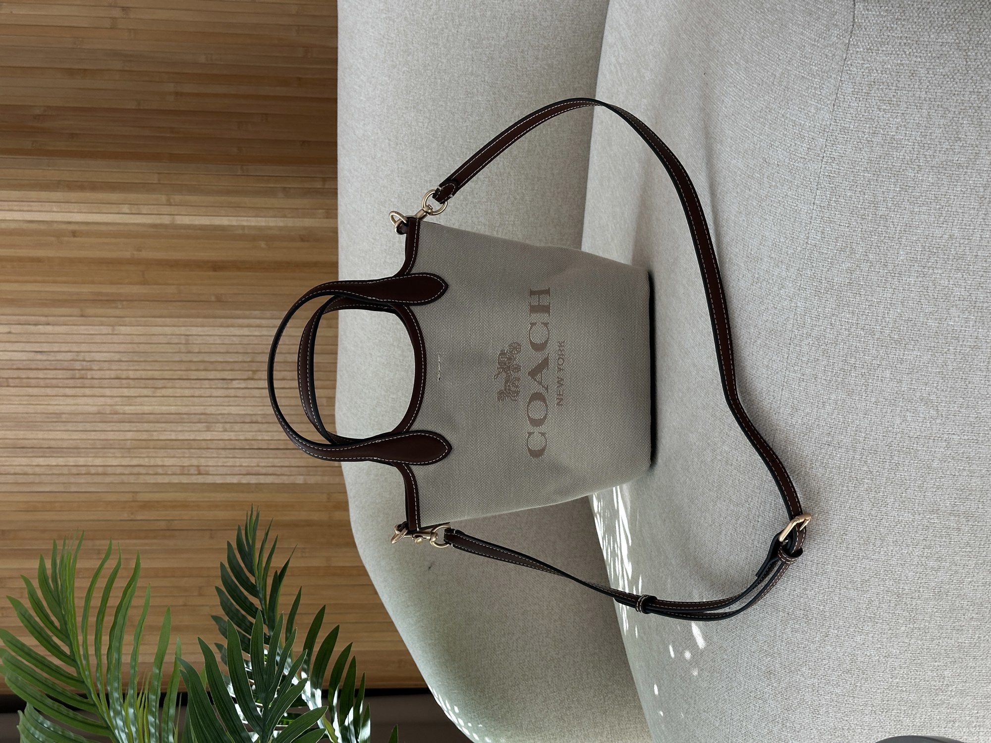 Coach Hanna Bucket With Horse/Carriage Print(інший відтінок) - 10