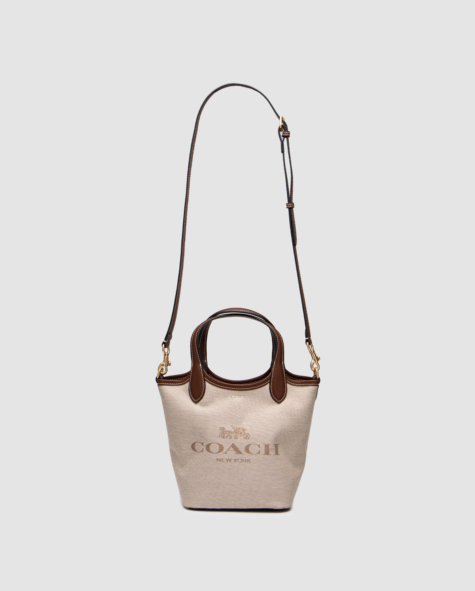 Coach Hanna Bucket With Horse/Carriage Print(інший відтінок) - 3
