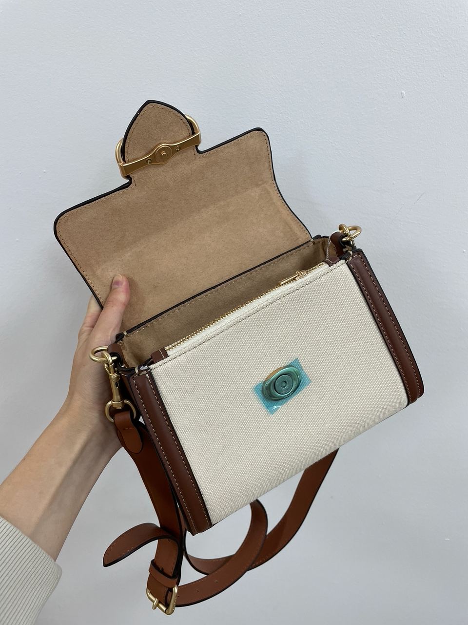 Coach Hero Shoulder Bag in Signature Canvas - 21