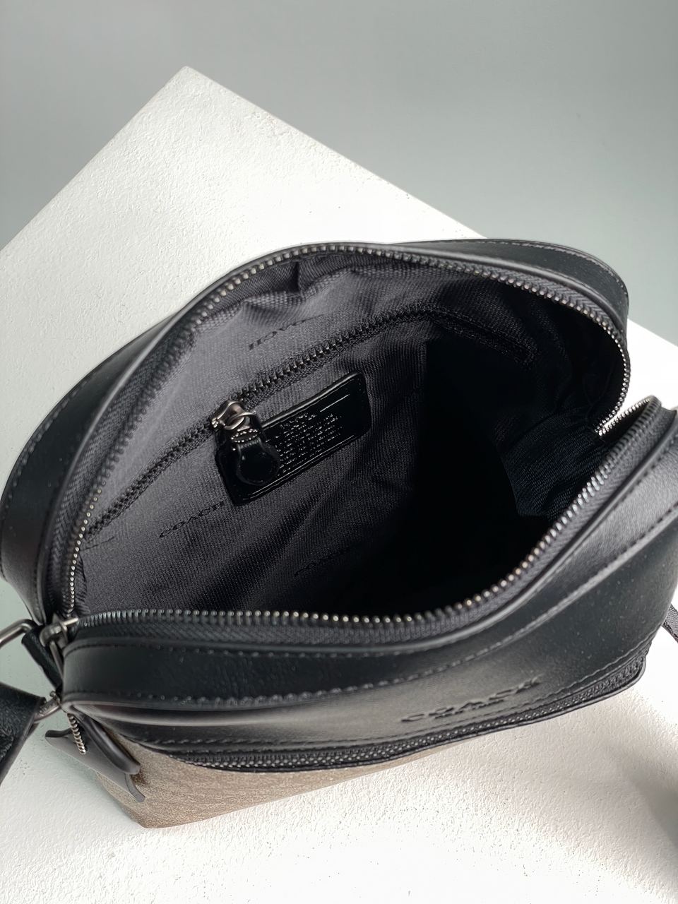 Coach Houston Flight Bag In Signature Canvas Beige - 15