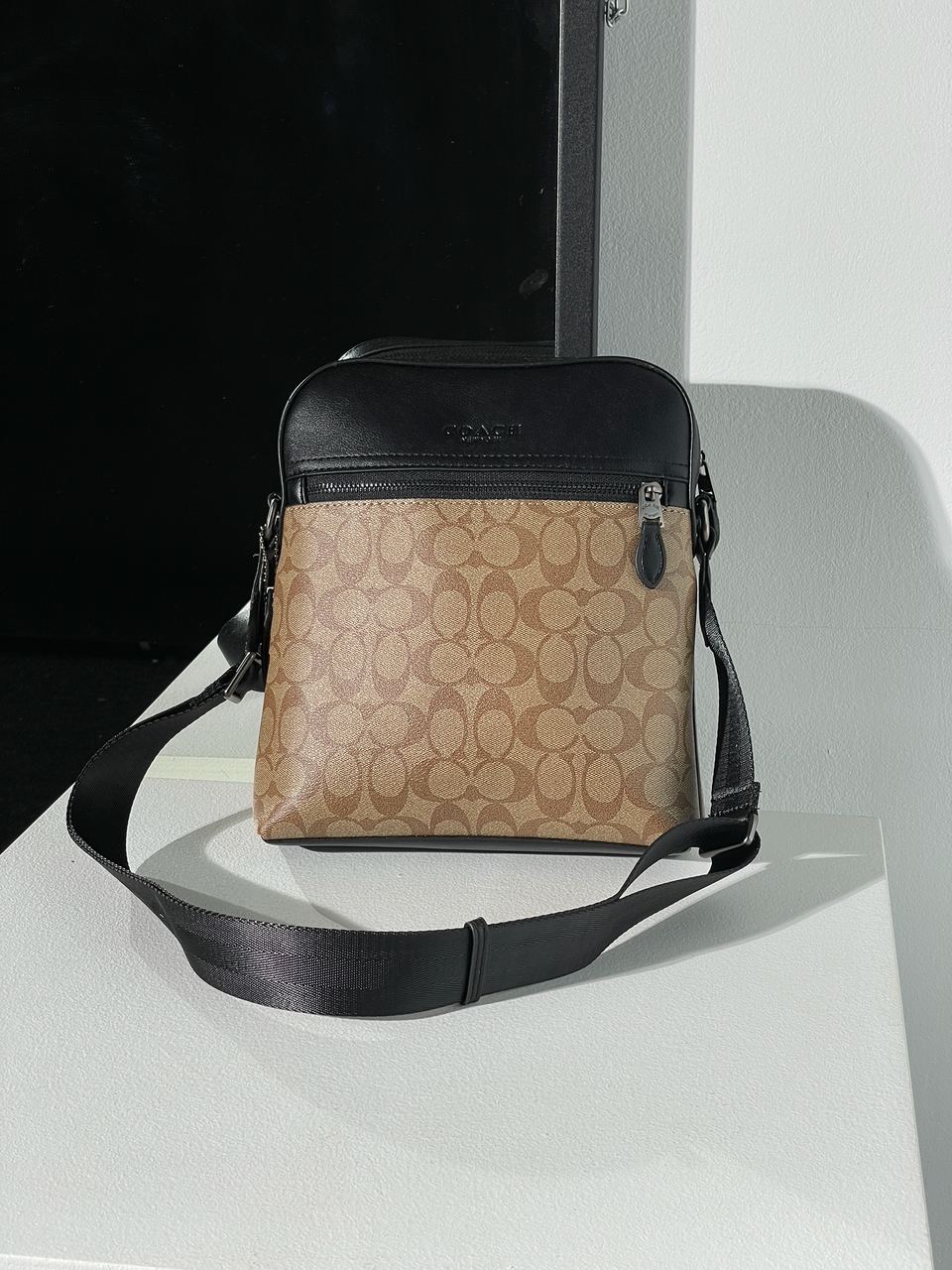 Coach Houston Flight Bag In Signature Canvas Beige - 2