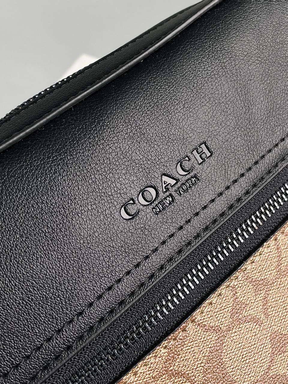 Coach Houston Flight Bag In Signature Canvas Beige - 9