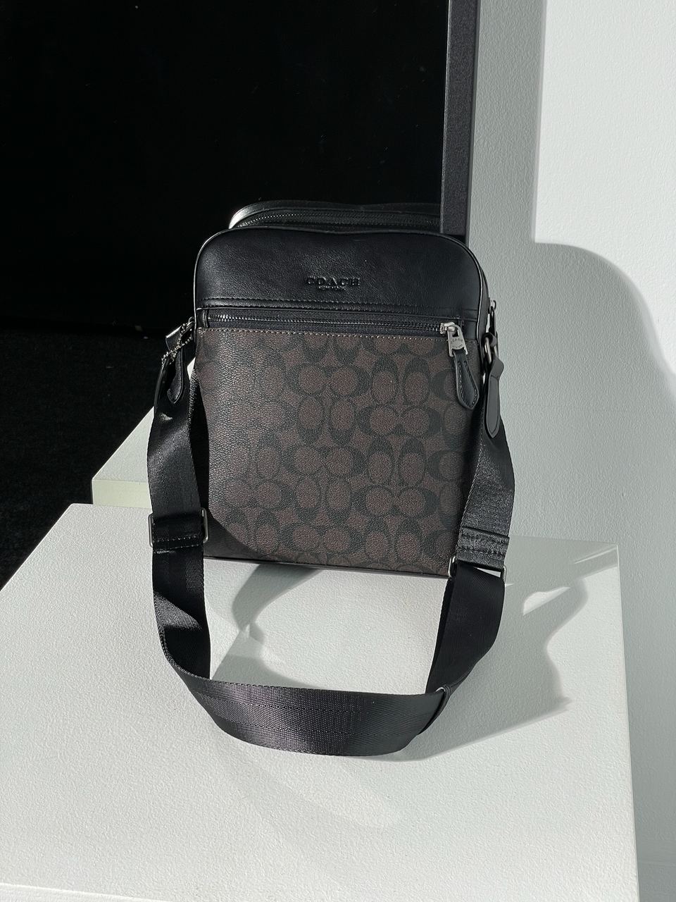 Coach Houston Flight Bag In Signature Canvas Brown - 2