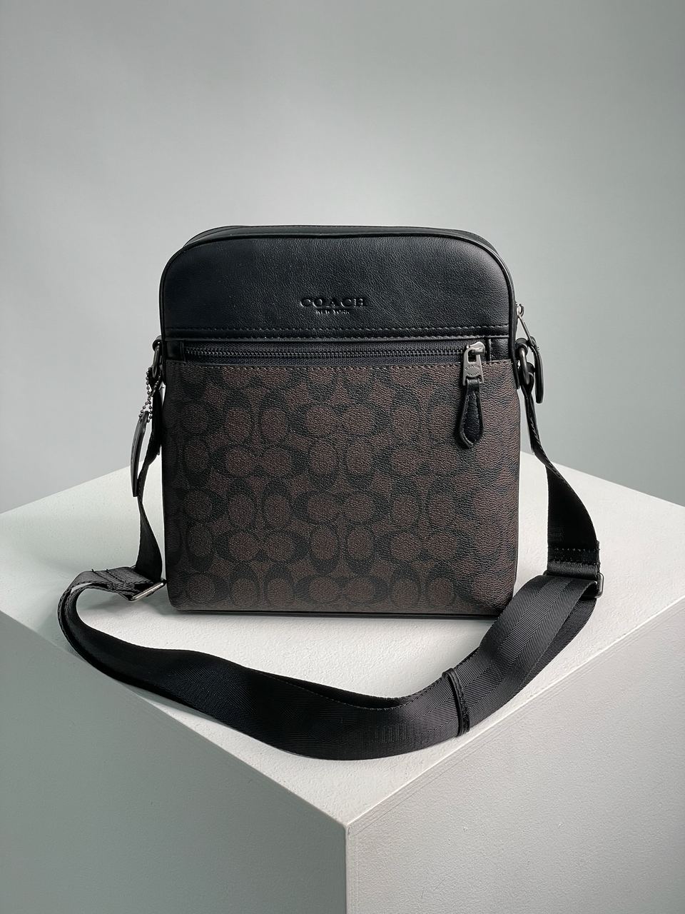 Coach Houston Flight Bag In Signature Canvas Brown - 8