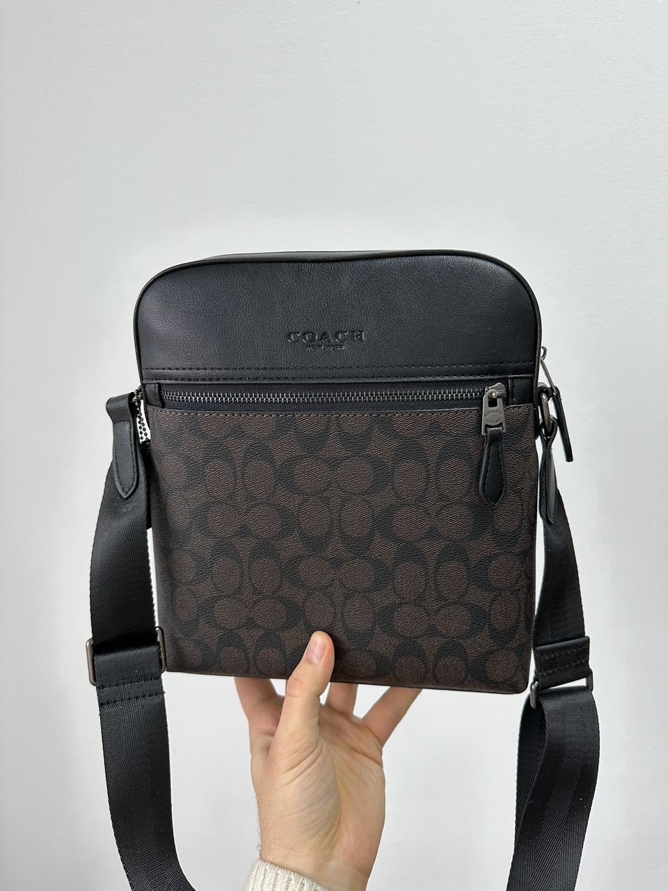 Coach Houston Flight Bag In Signature Canvas Brown - 9