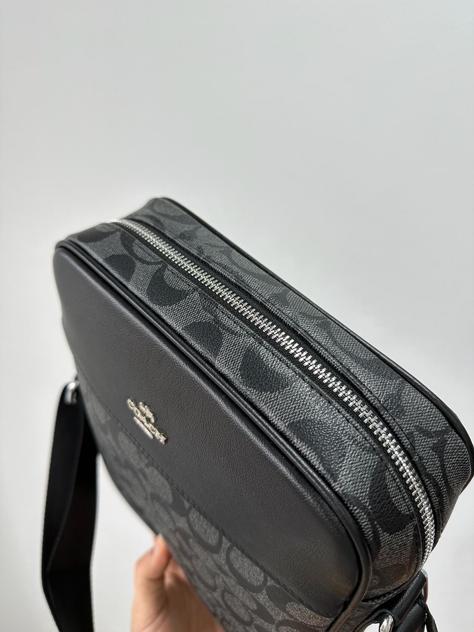 Coach Houston Flight Bag In Signature Canvas Grey - 11