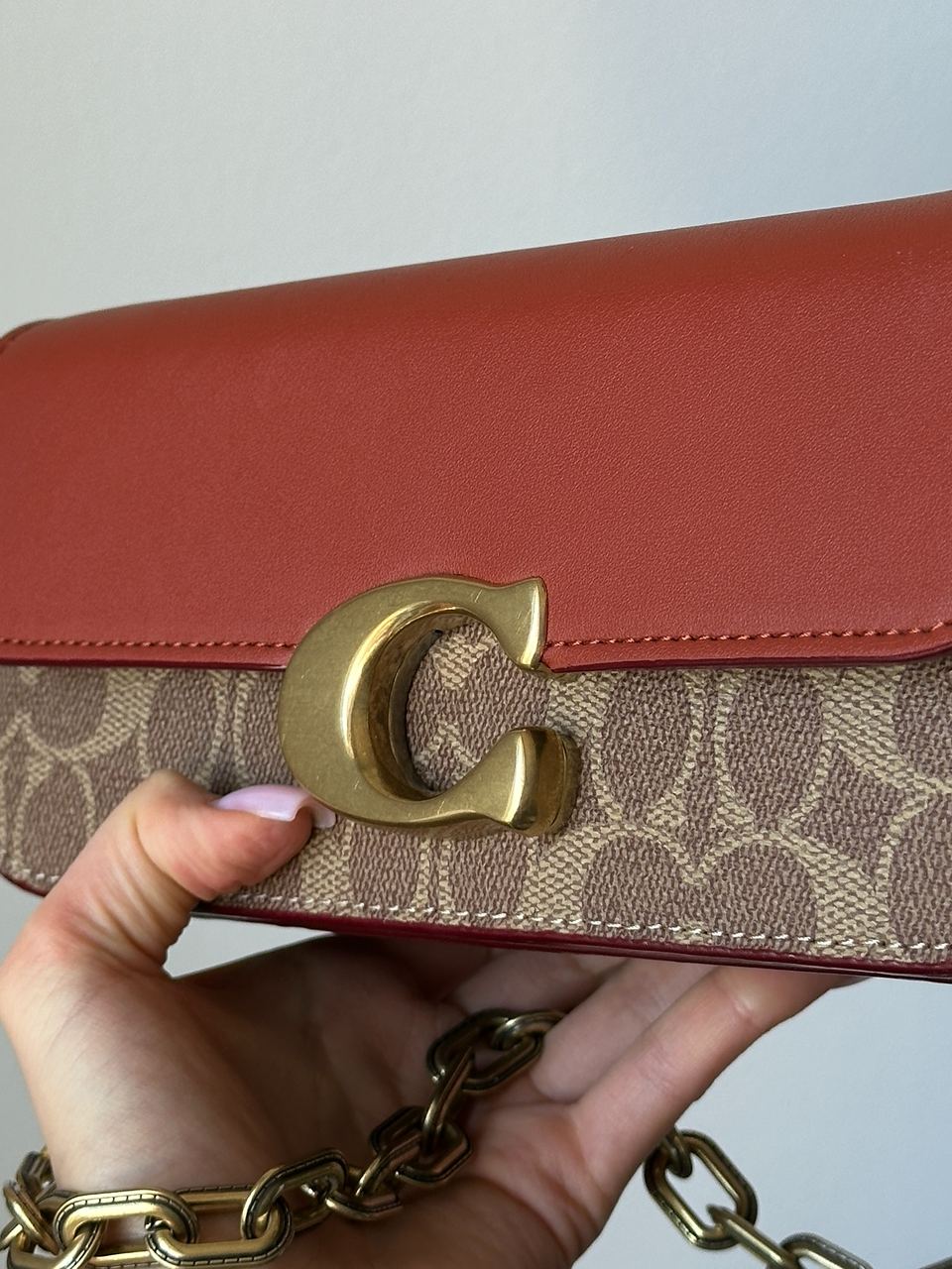 Coach Idol Bag 23 In Signature Canvas With Snakeskin Detail - 3