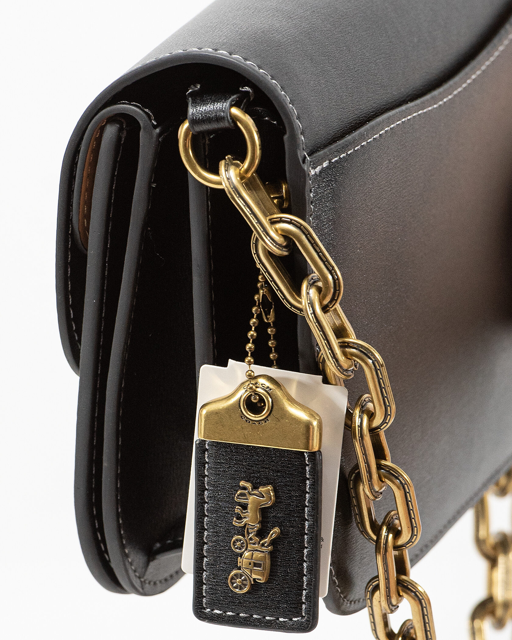 Coach Idol Bag Black/Gold - 8