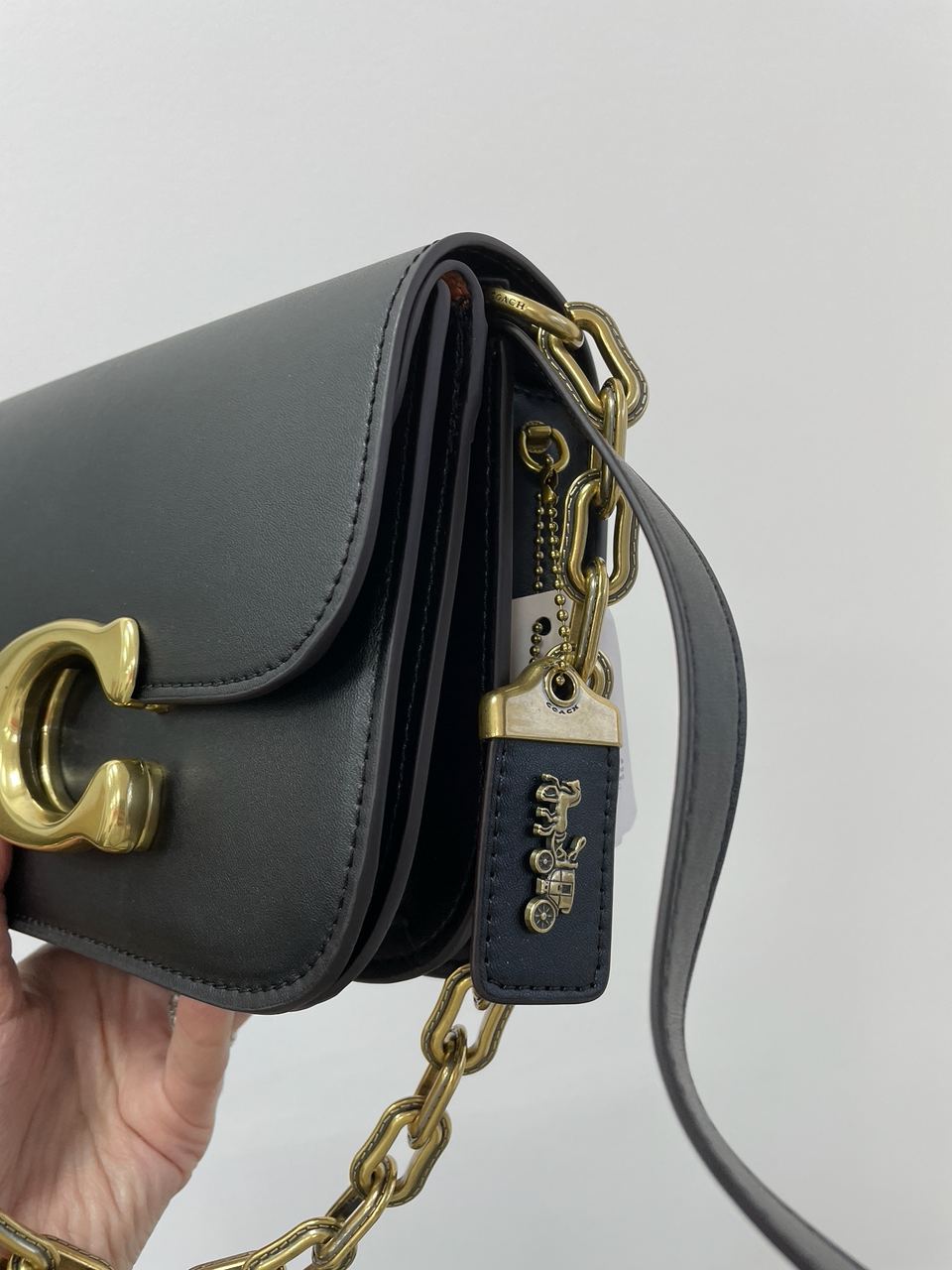 Coach Idol Bag Black/Gold - 14