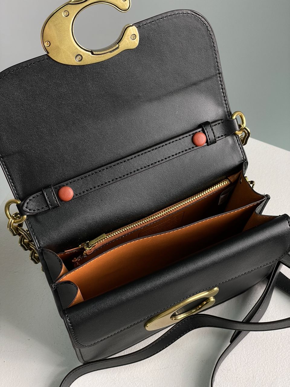 Coach Idol Bag Black/Gold - 20