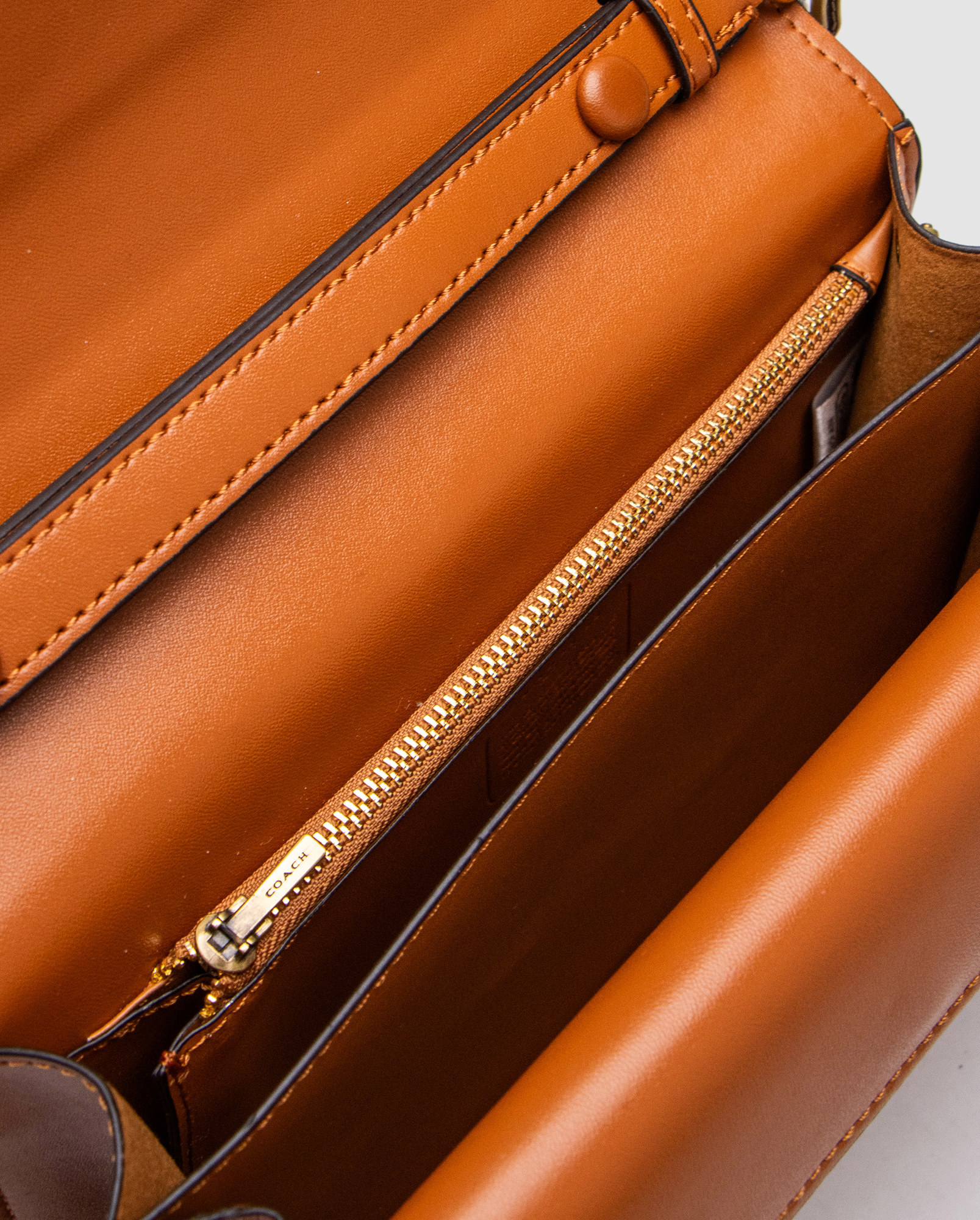 Coach Idol Bag Brown/Gold - 4