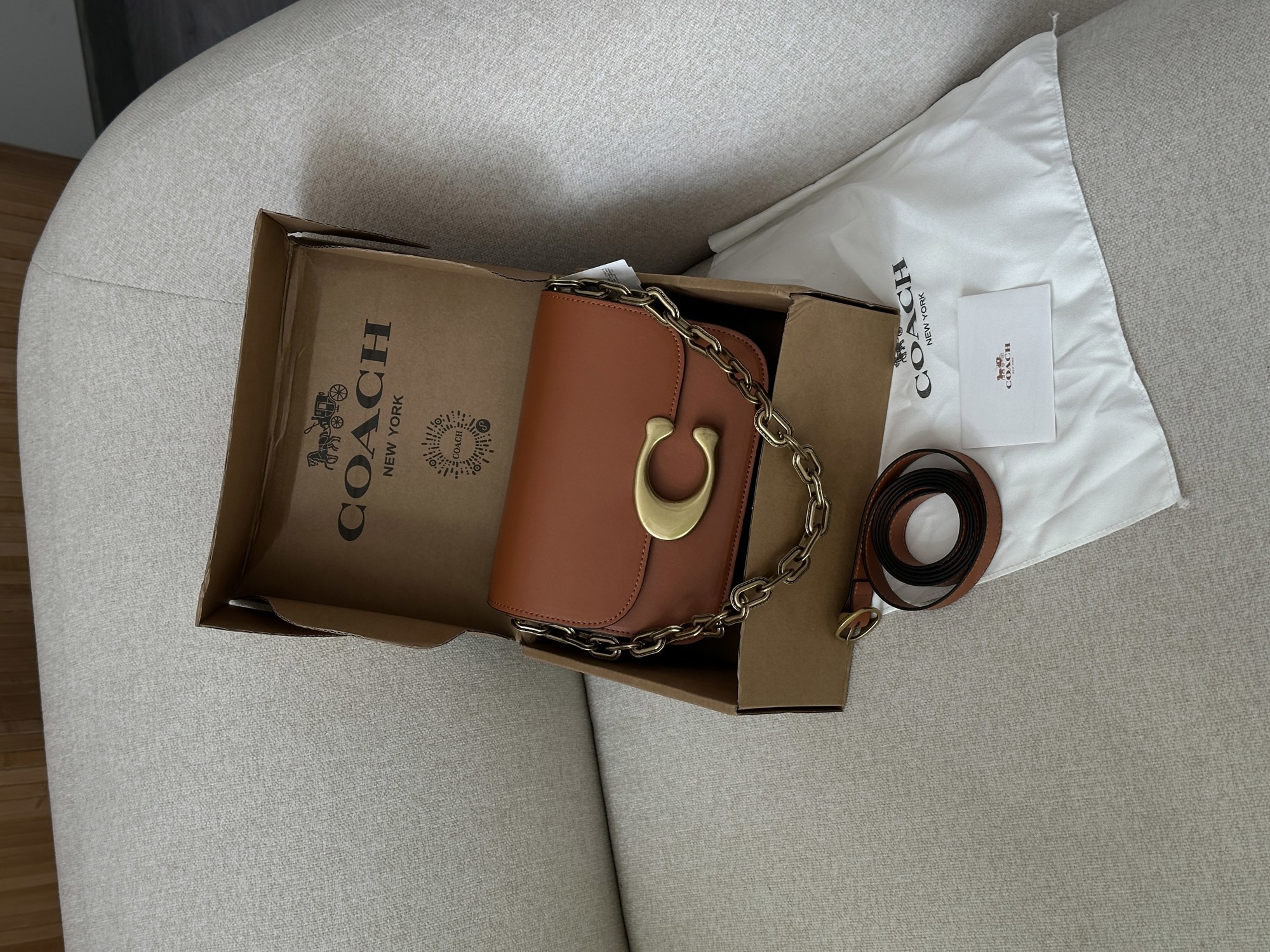 Coach Idol Bag Brown/Gold - 12