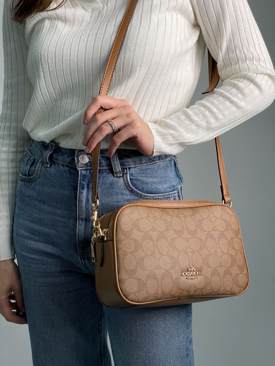 Coach Jamie Camera Bag Large Beige - 7