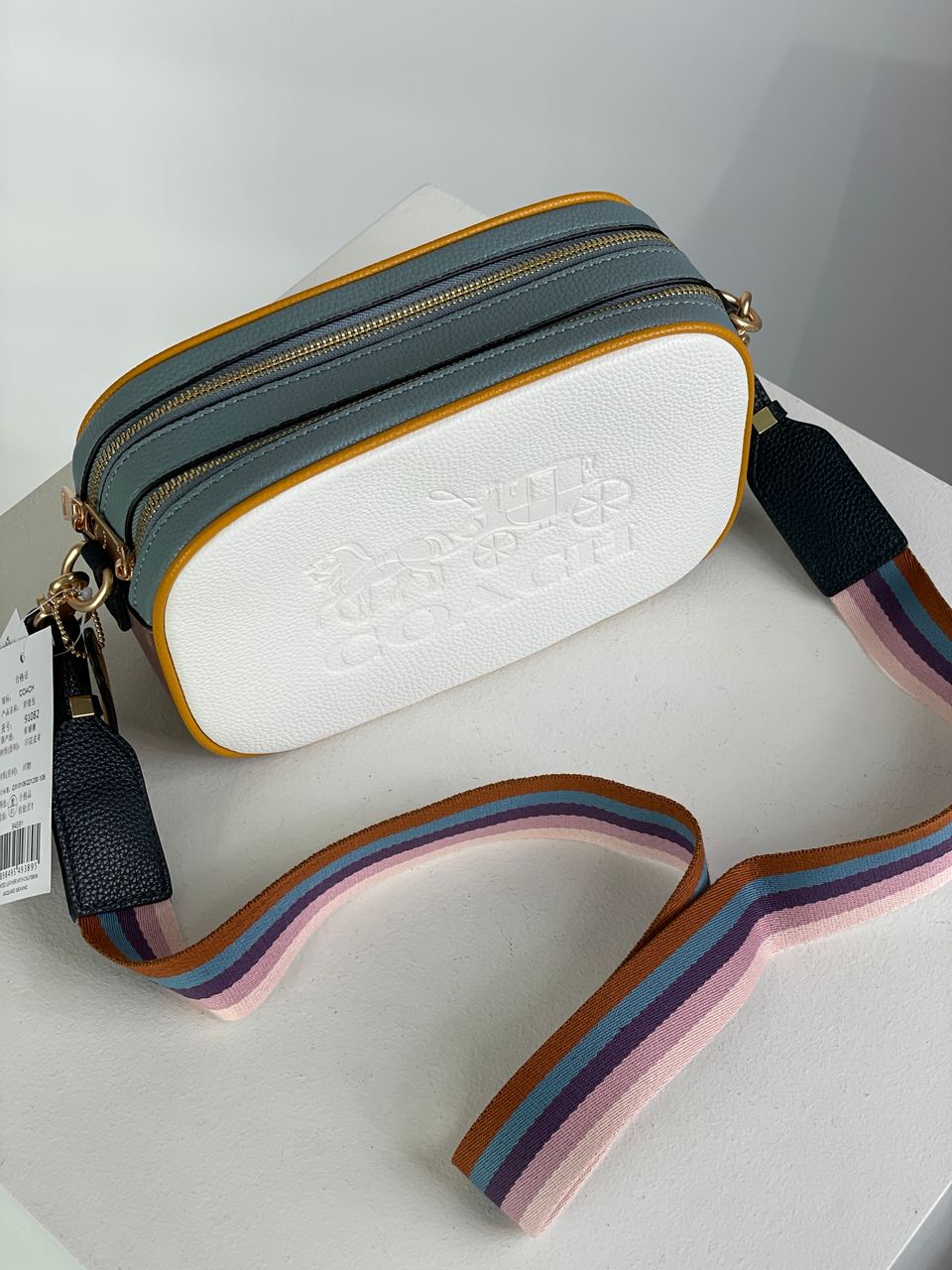 Coach Jes Convertible Belt Bag In Colorblock - 12