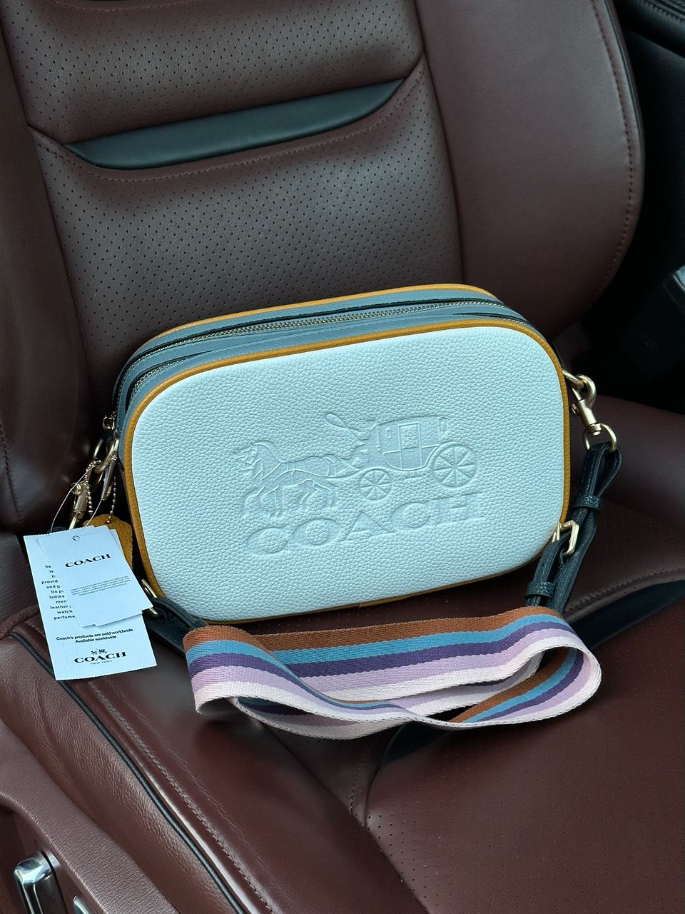 Coach Jes Convertible Belt Bag In Colorblock - 5