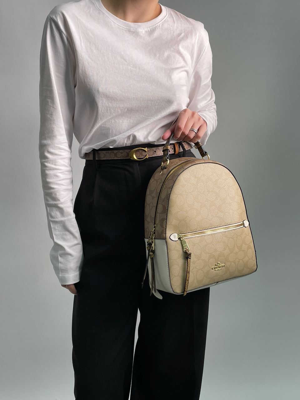 Coach Jordyn Backpack in Signature Canvas - 4