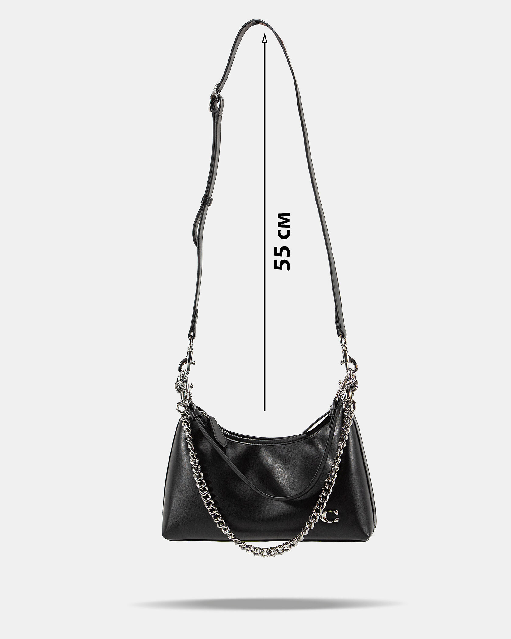 Coach Juliet Shoulder Bag Black Smooth Leather - 4