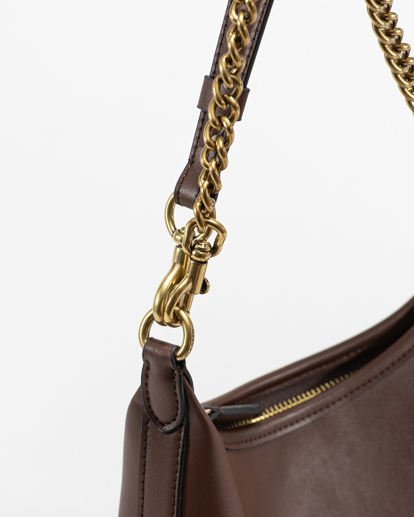 Coach Juliet Shoulder Bag Brown Smooth Leather - 11