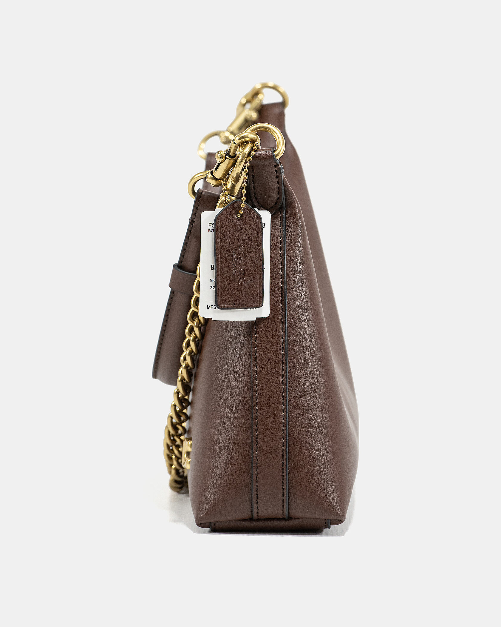 Coach Juliet Shoulder Bag Brown Smooth Leather - 7