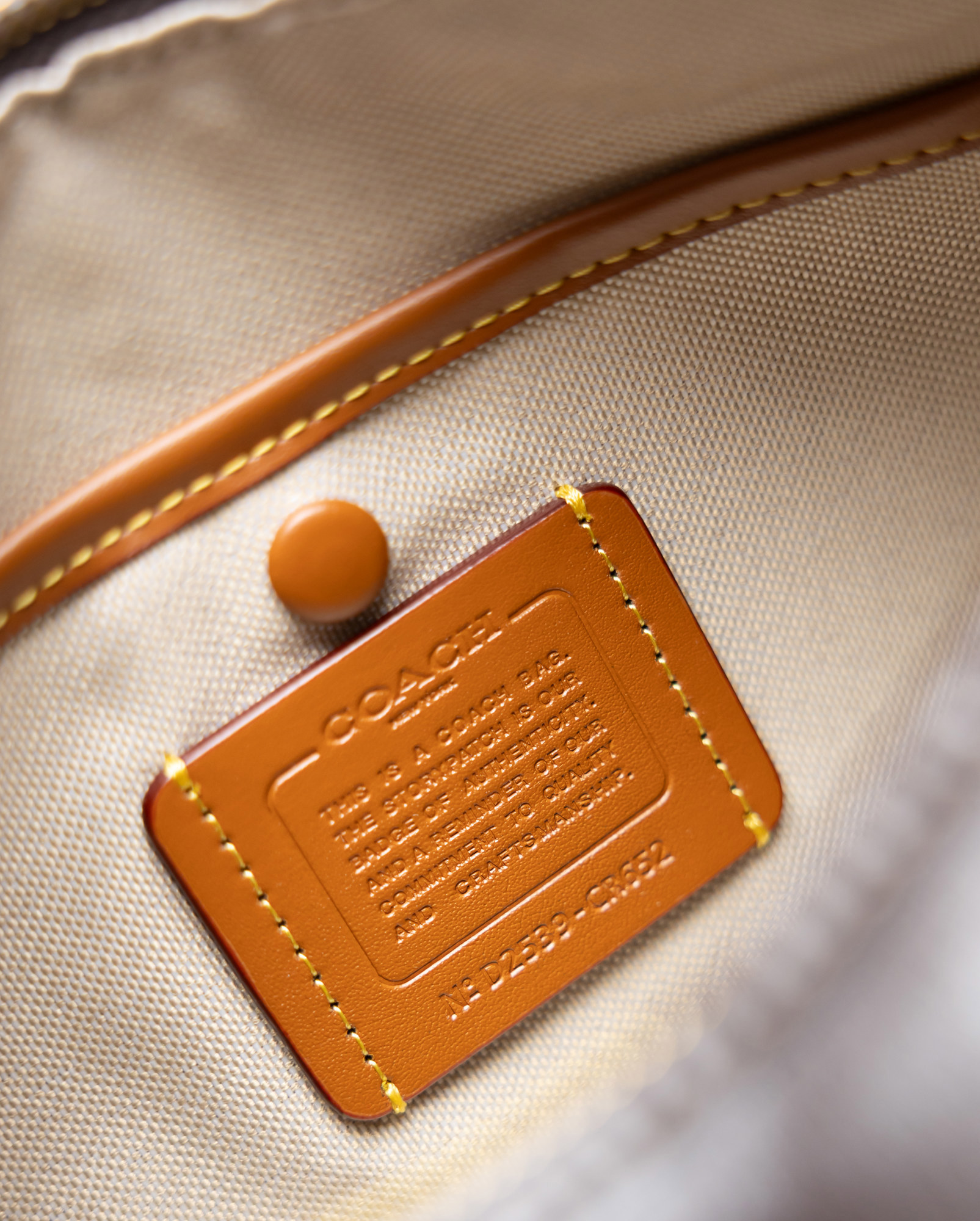 Coach Juliet Shoulder Bag in Glazed Leather Brown/Gold - 7