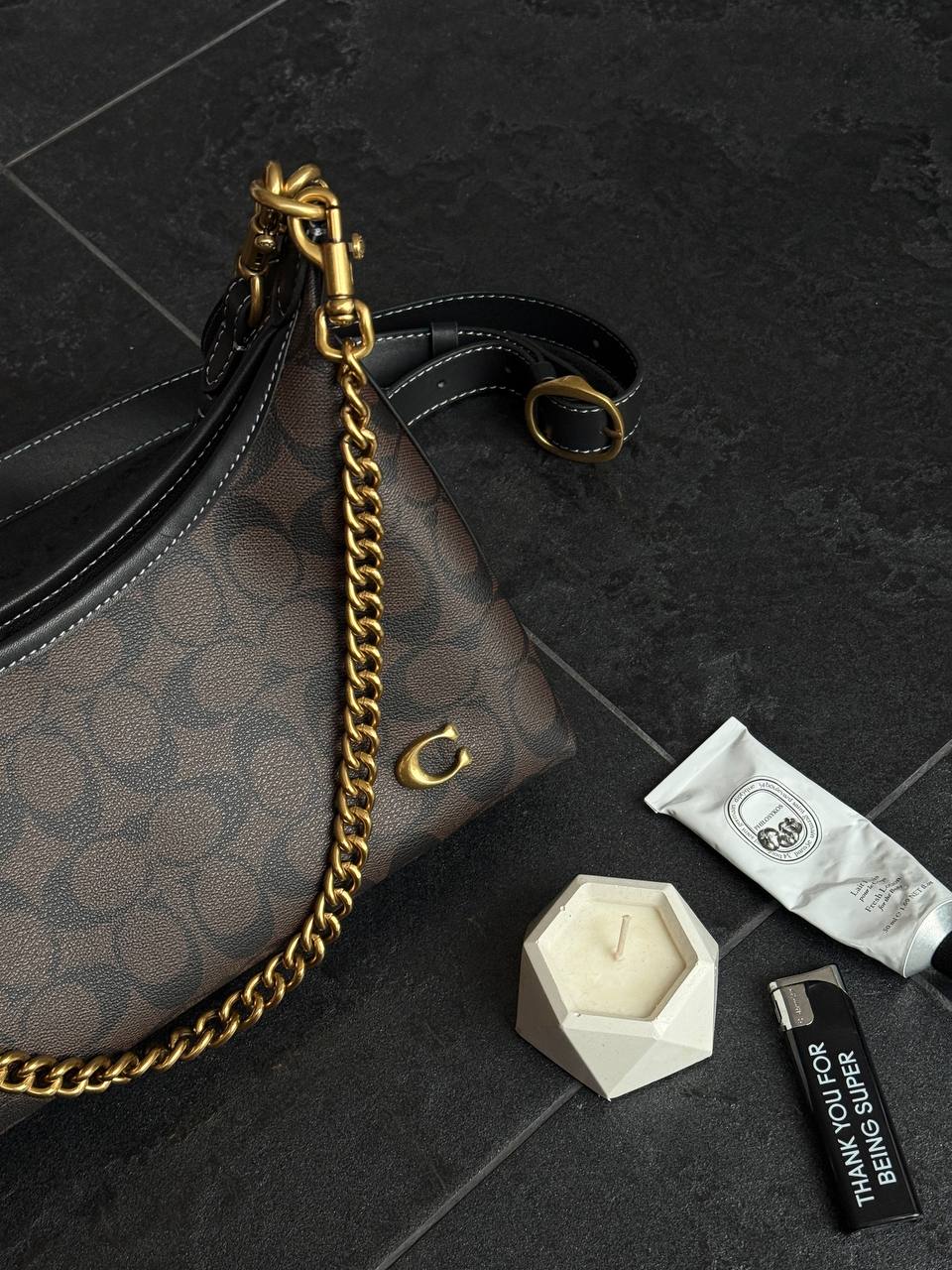 Coach Juliet Shoulder Bag Signature Canvas Brown - 7