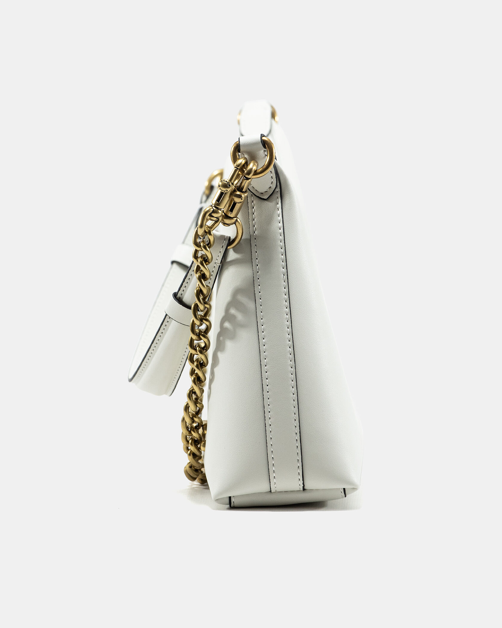 Coach Juliet Shoulder Bag White Smooth Leather - 8