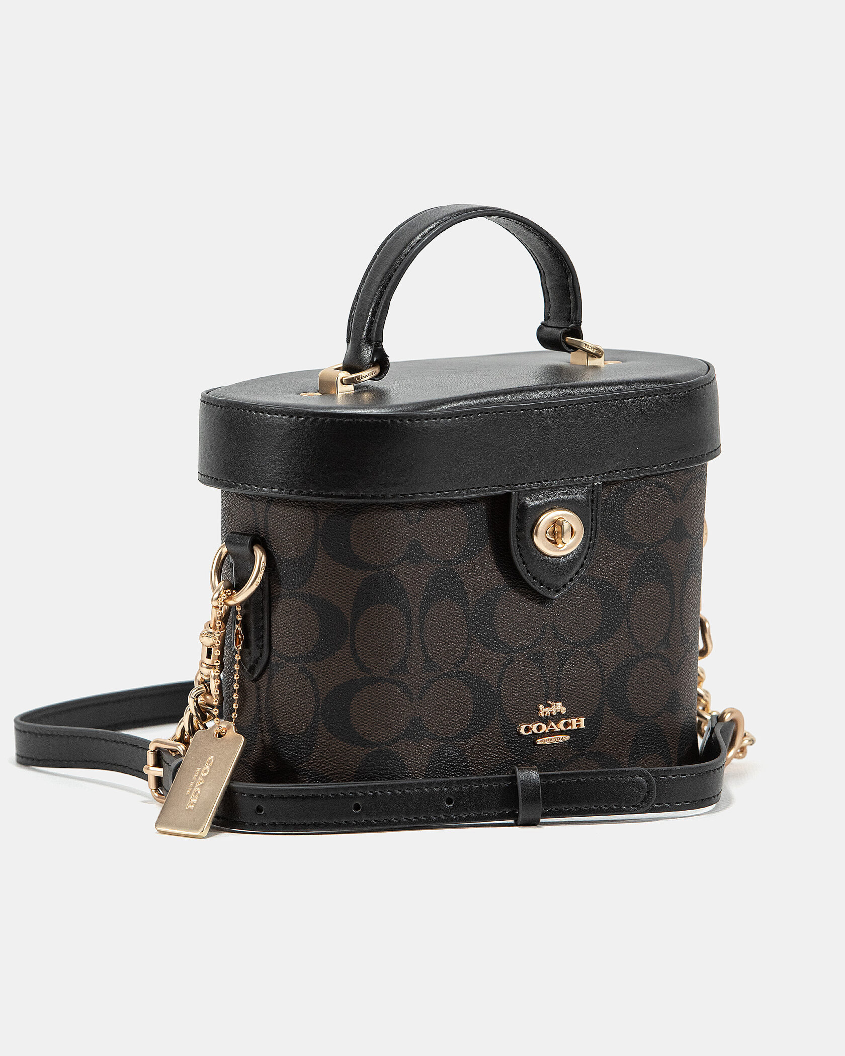 Coach Kay Crossbody Brown In Signature Canvas - 5