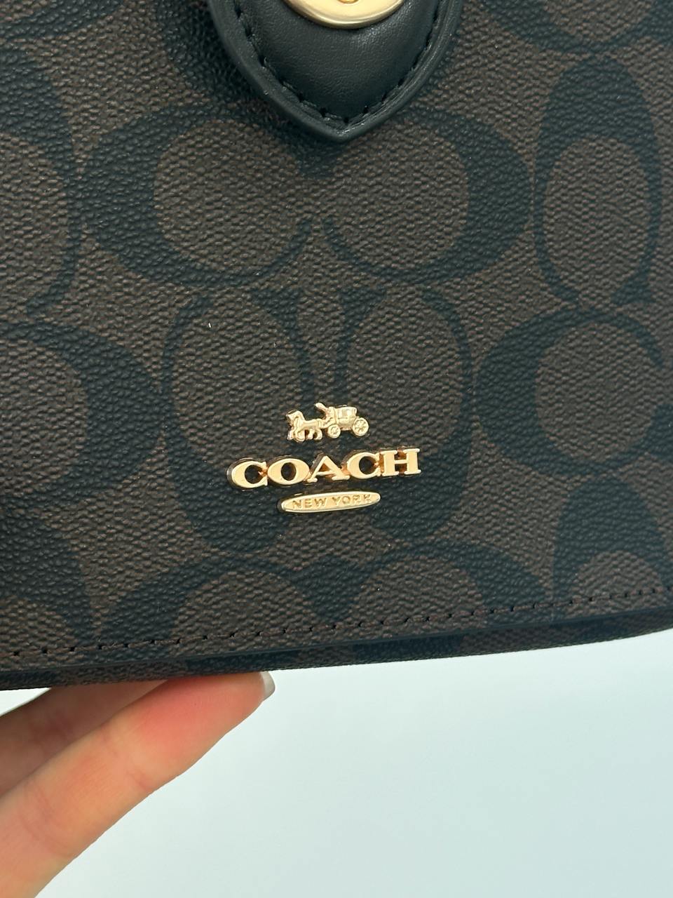 Coach Kay Crossbody Brown In Signature Canvas - 7