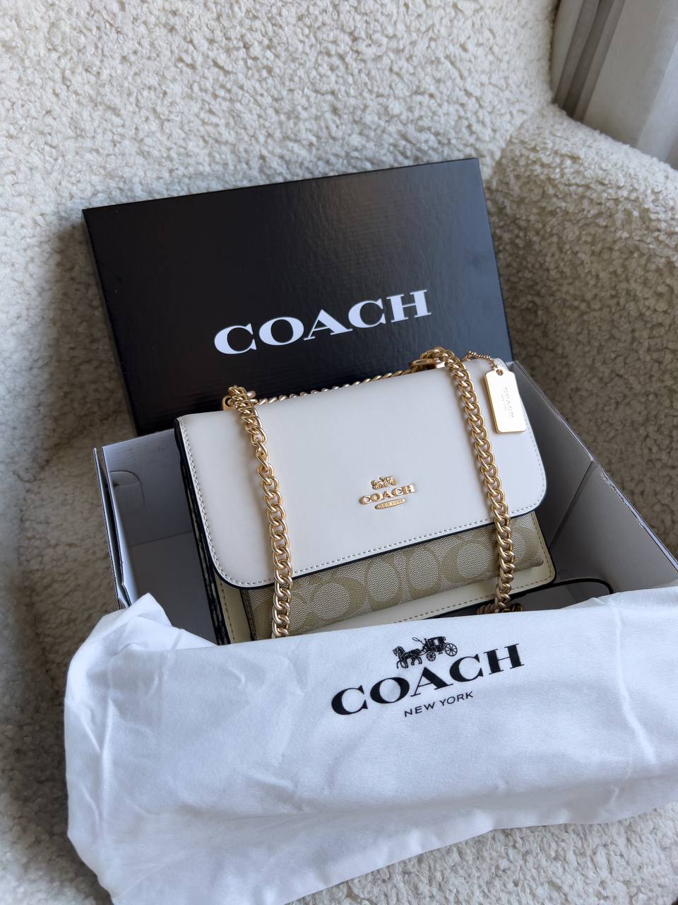 Coach Klare Crossbody Bag in Signature Canvas Khaki Multi - 2