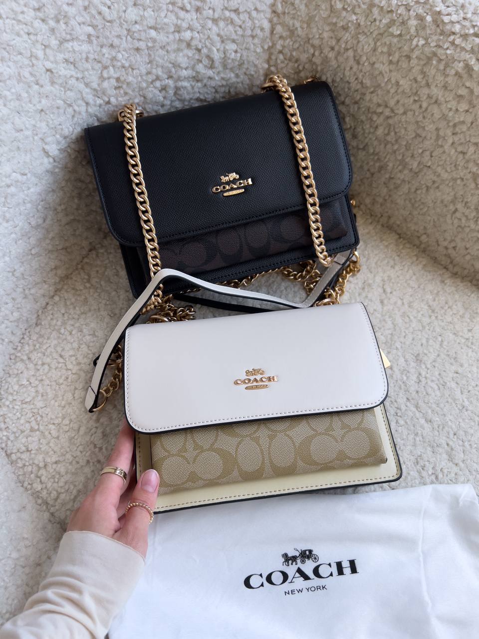 Coach Klare Crossbody Bag in Signature Canvas Khaki Multi - 3