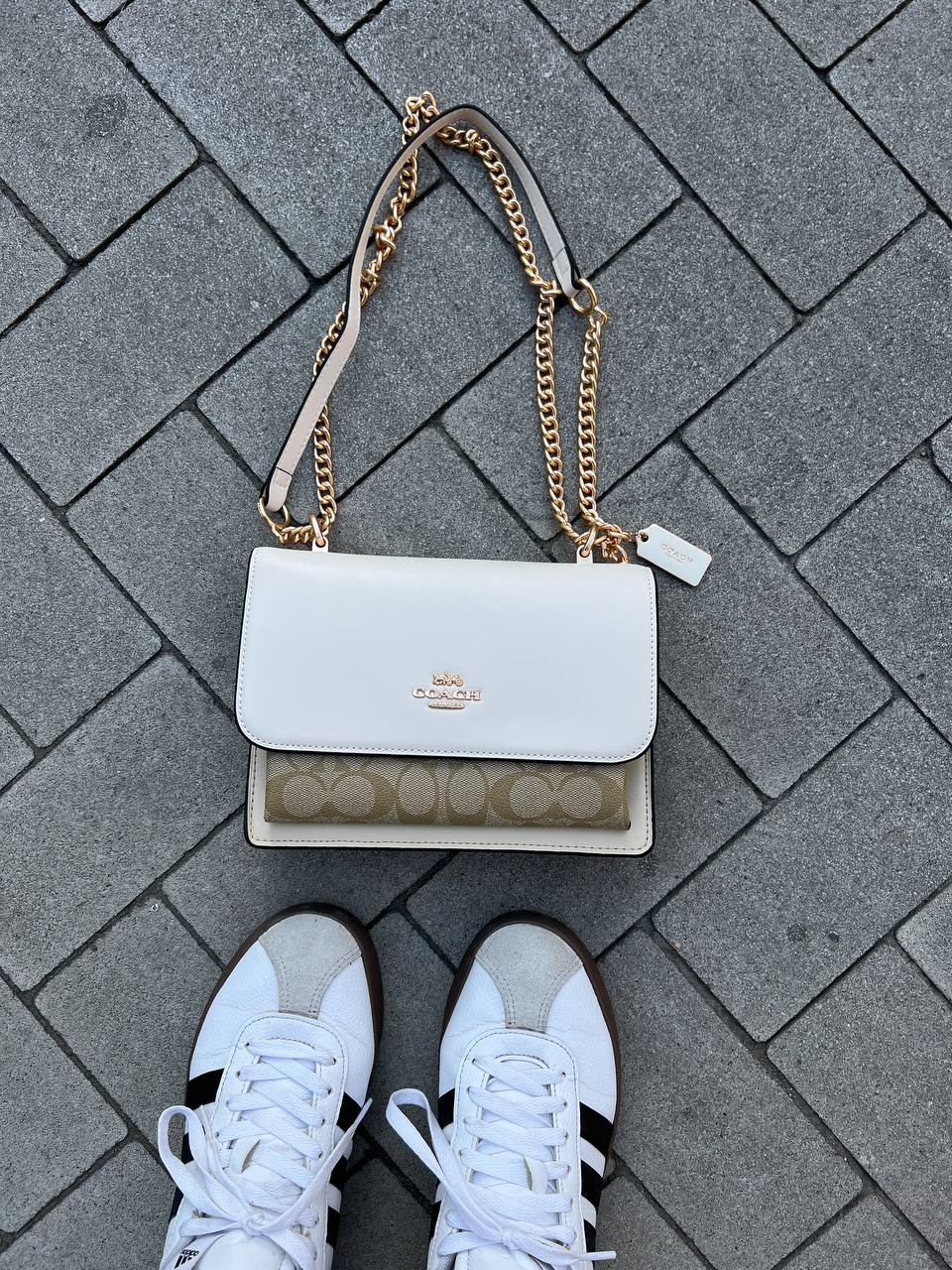 Coach Klare Crossbody Bag in Signature Canvas Khaki Multi - 6